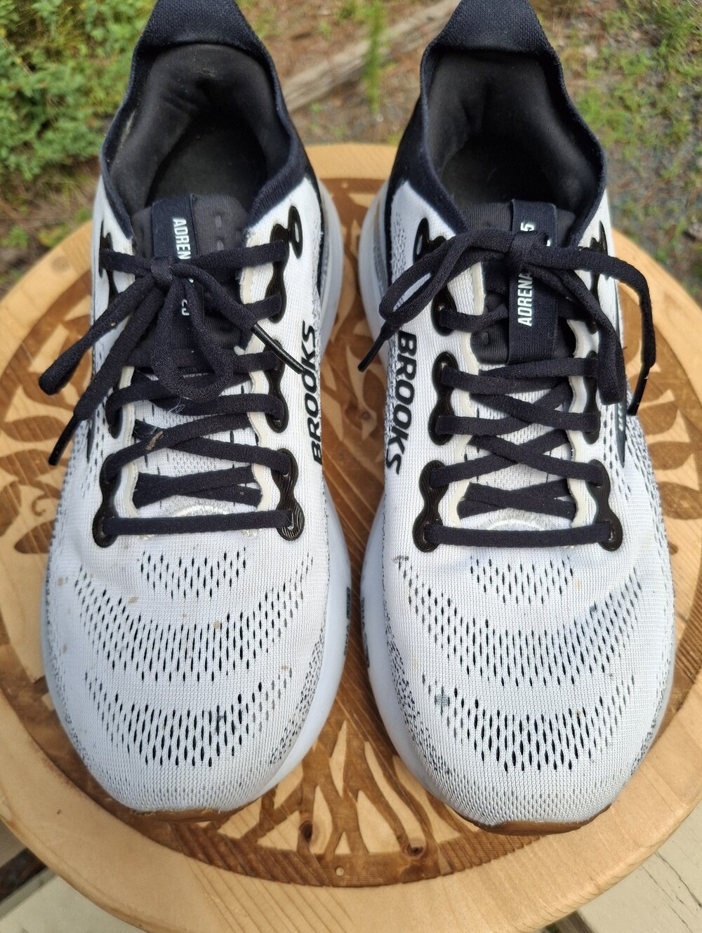 Brooks Adrenaline GTS 25 Black/White Women's Running Shoes Sz 10 **READ** - Picture 7 of 11